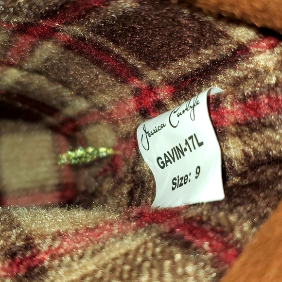 Jessica Carlyle Duck Lace Up Two Tone Combat Boots Brown/Blue Size 9 - Picture 4 of 8